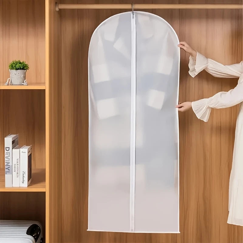 4-Pack Premium Dust-Proof Suit Covers – Garment Bags for Suits, Coats & Dresses