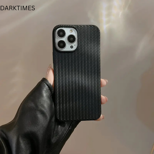 Woven Pattern Silicone Phone Case – Soft & Stylish Full Protection for iPhone 7–16 Series (X/XS/11/12/13/14/15/16/Pro/Pro Max)