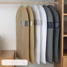 4-Pack Premium Dust-Proof Suit Covers – Garment Bags for Suits, Coats & Dresses